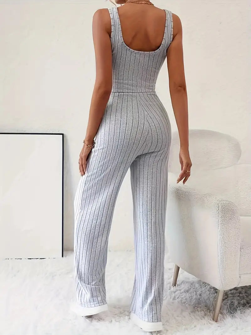 Ribbad Jumpsuit | 005