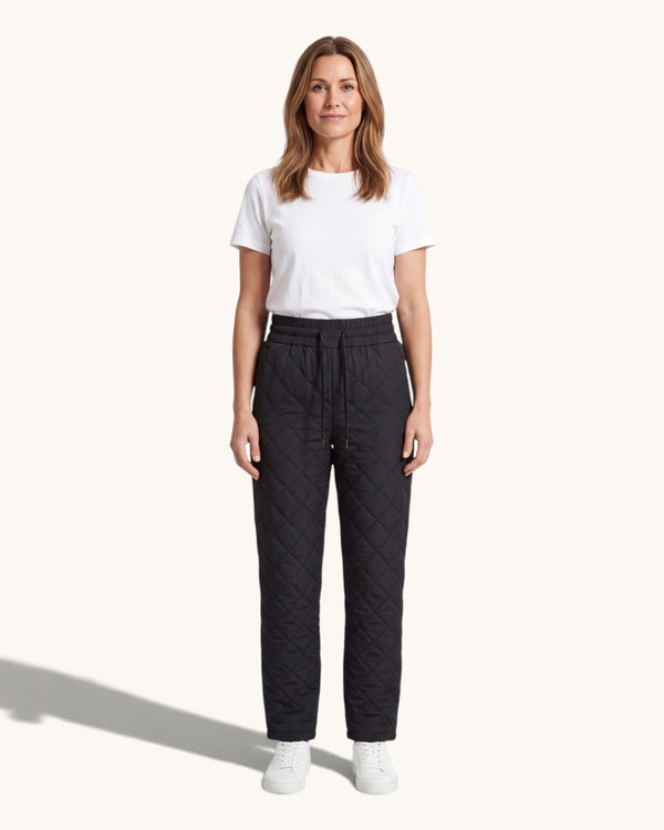 Ember Quilted Straight Pant