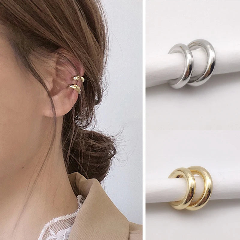 Trendy Clip-On Ear Cuffs