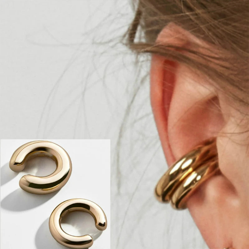 Trendy Clip-On Ear Cuffs